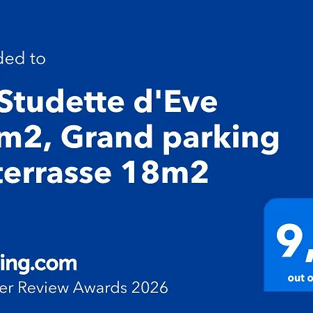 Petit Studio, Belle Terrasse, Piscine Et Parking Prive